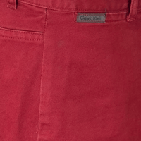 Image 9 of 90s Vintage Calvin Klein Burgundy Stonewash Mini Cotton Denim Skirt with Slits - Size 7