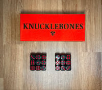 Image 5 of Set Board Game Knucklebones - Black/Red