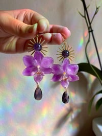 Image 1 of 💜Celestial Amethyst Orchids💜 Golden