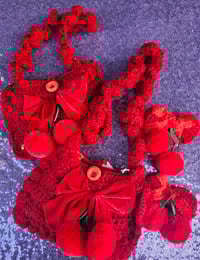 Red cherry bag