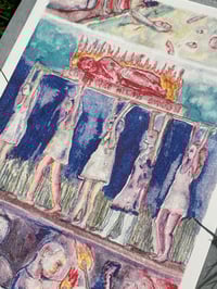 Image 2 of Alexi Marshall limited edition RISO print A3