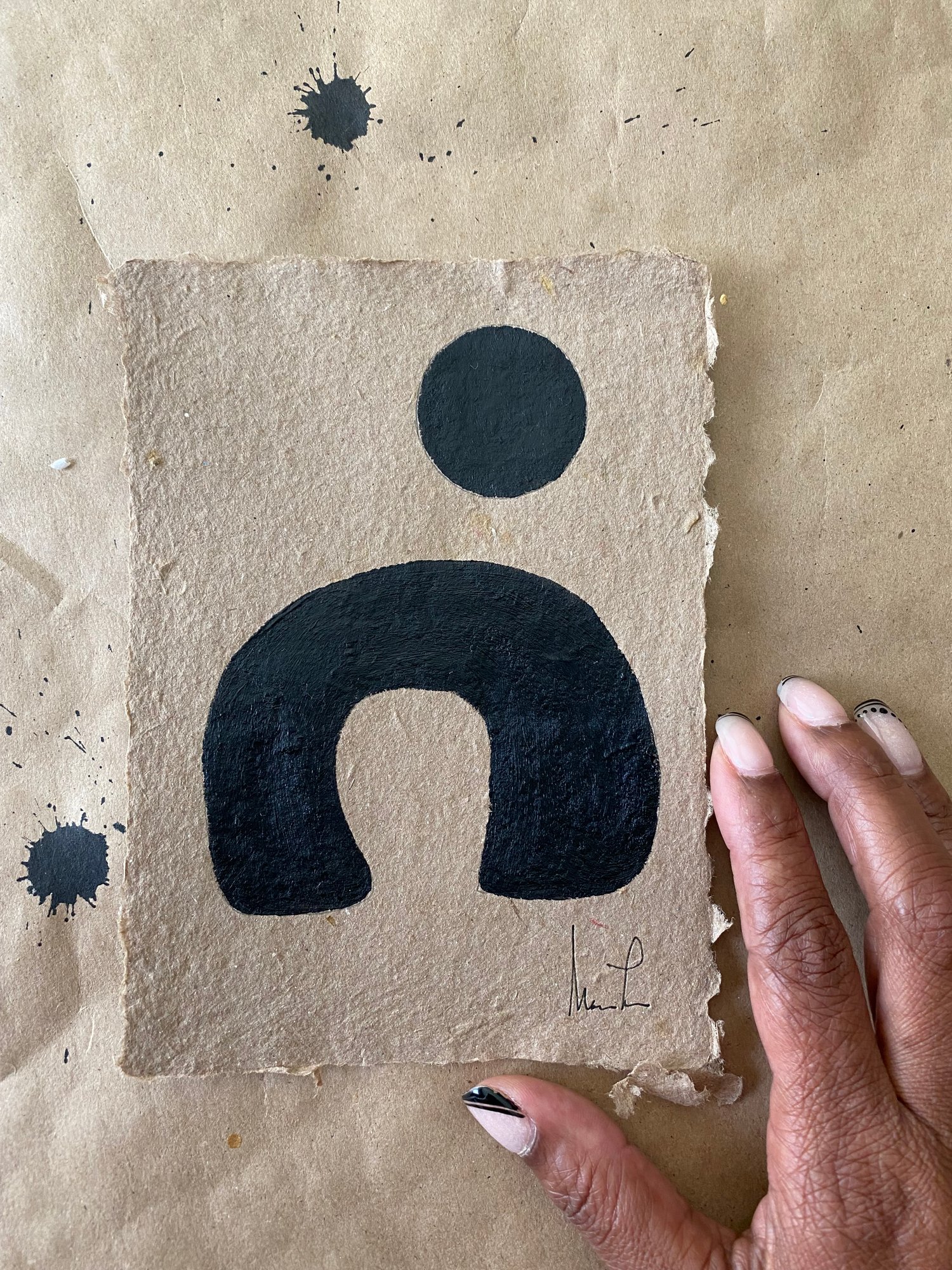 Image of ML• Brown Handmade Paper Collection (1)