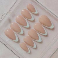 Extra Small- Light Nude French Tips