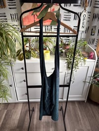 Image 6 of Green metallic dress 