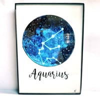 Aquarius Zodiac Print