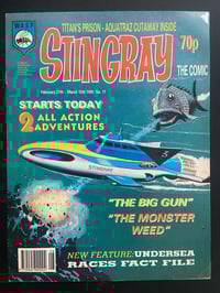 Image 2 of Stingray, framed complete vintage comic, No 11 March 1993