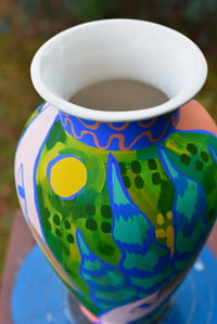 Image 2 of FLA Egrets Vase