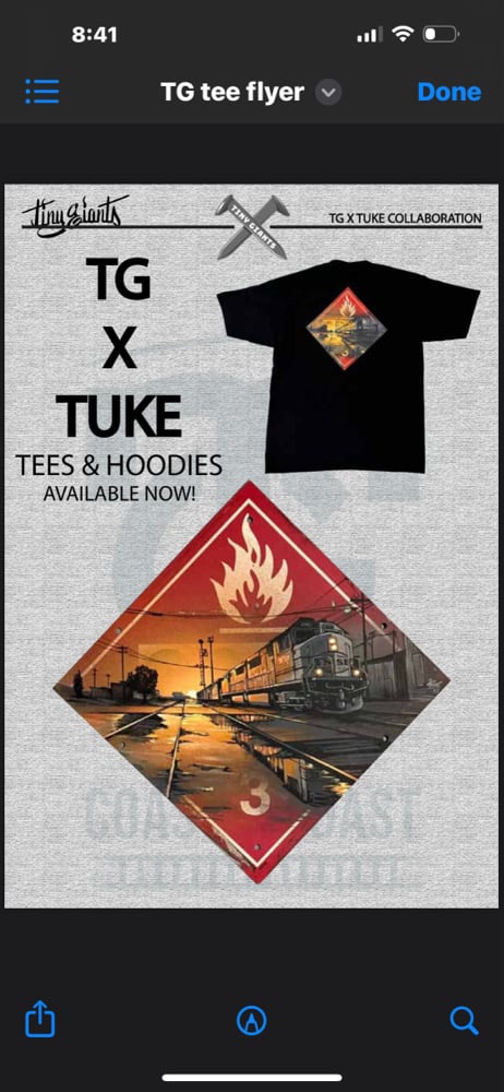 Image of Tiny Giants collab Hoodie