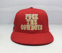 Image 1 of F**K THE COWBOYS SnapBack (Red)