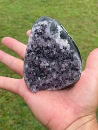 Image 9 of Amethyst Base Cut Polished Edge #1414