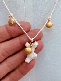 Image 3 of Coral + Shell Necklace 