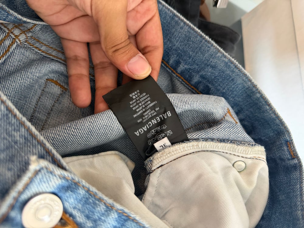 Image of Balenciaga 2018 Convertible Denim