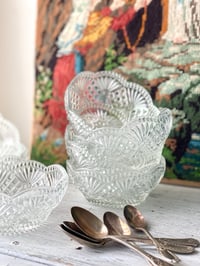 Image 3 of coupelles en verre ciselé x7