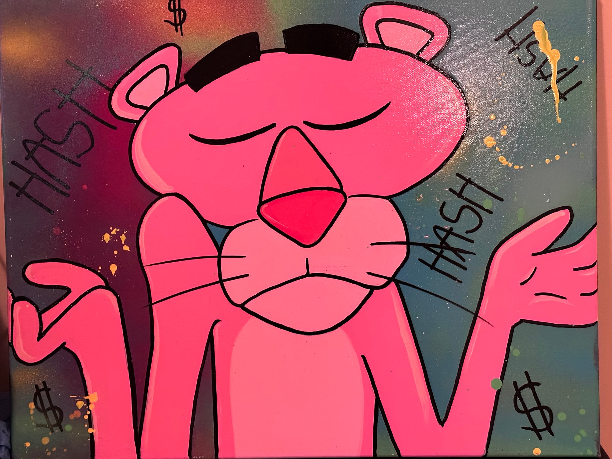 Pink Panther Graffiti