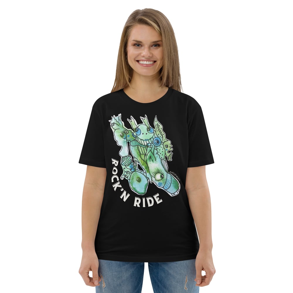 Image of Rock'n Ride Unisex Bio-Baumwoll-T-shirt Green