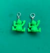 Green Clown Earrings