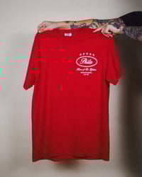 Image 4 of Fightins 'Vintage Stamp' Shirt (Red)