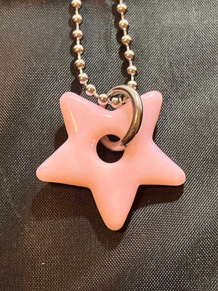 Image of mini pink cadillac star