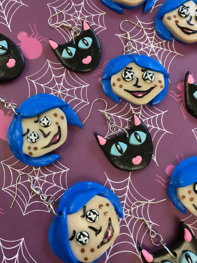 Image of Coraline & The Cat Earrings