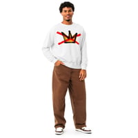 Image 4 of No Kings Large Print - fleece crewneck 