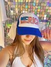 America Trucker Hat  (Red or Blue)