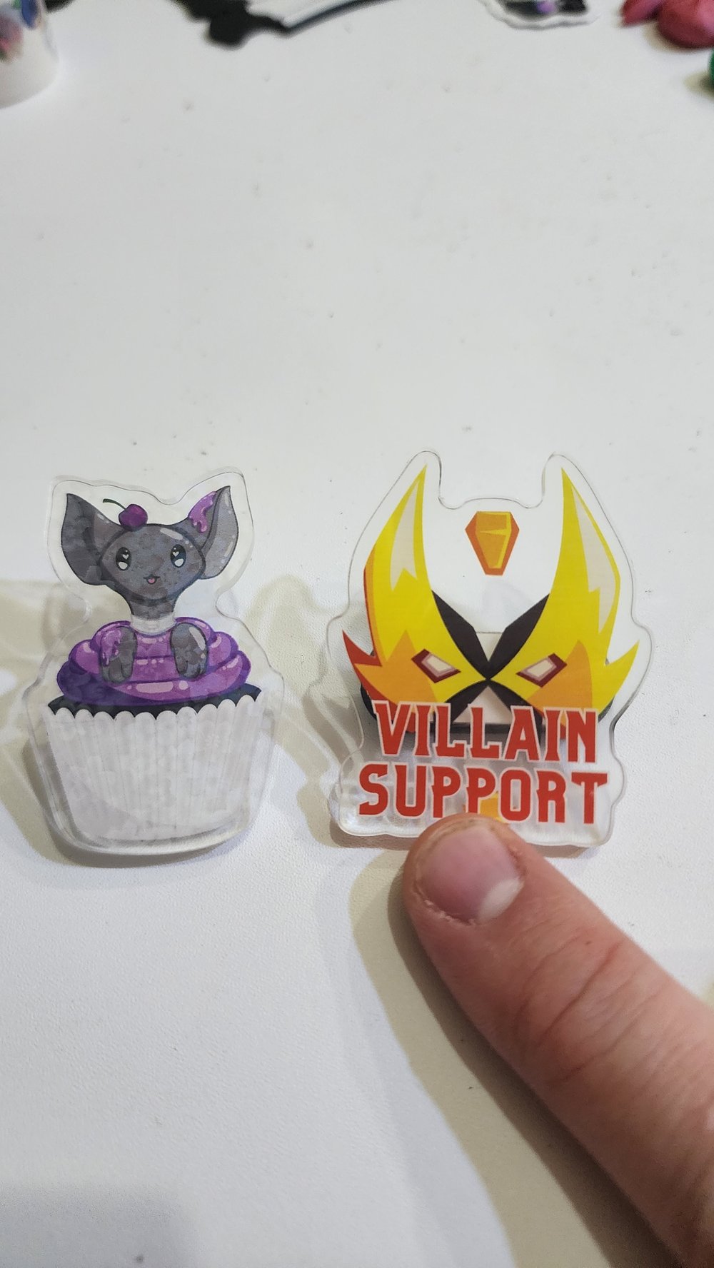 Acrylic pin