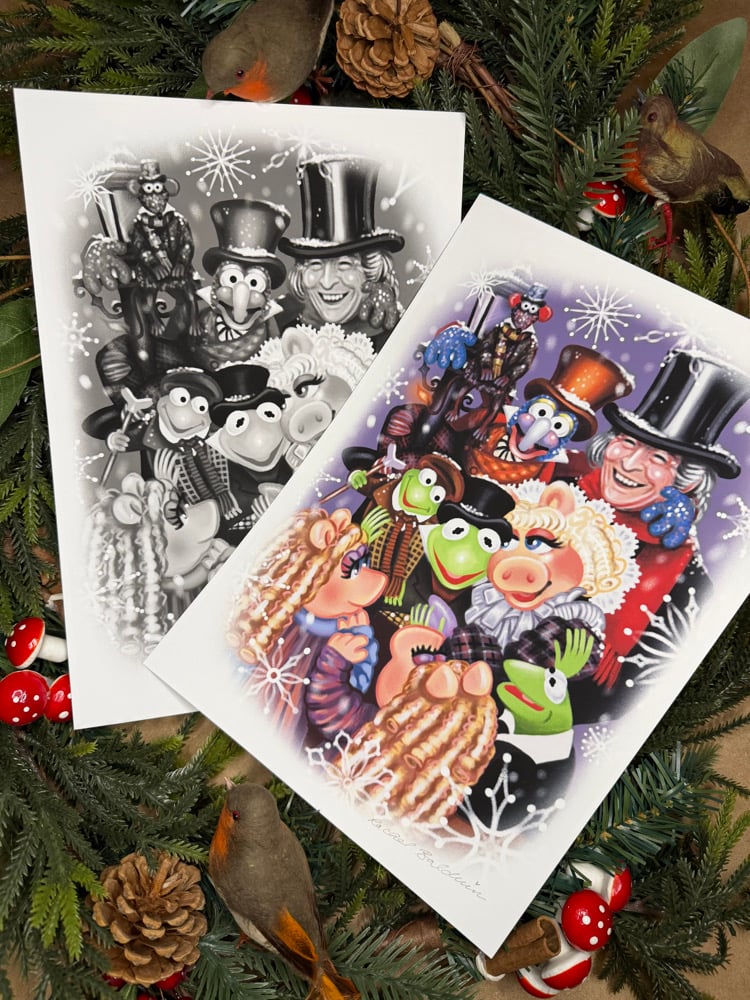 Image of Muppets Xmas Carol Print