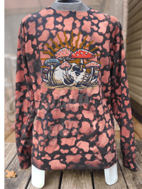 Image 13 of Rustic Cowprint Crewneck
