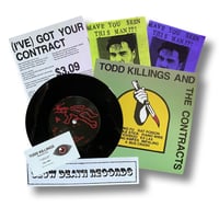 Image 2 of Todd Killings And The Contracts - S/T EP 7”