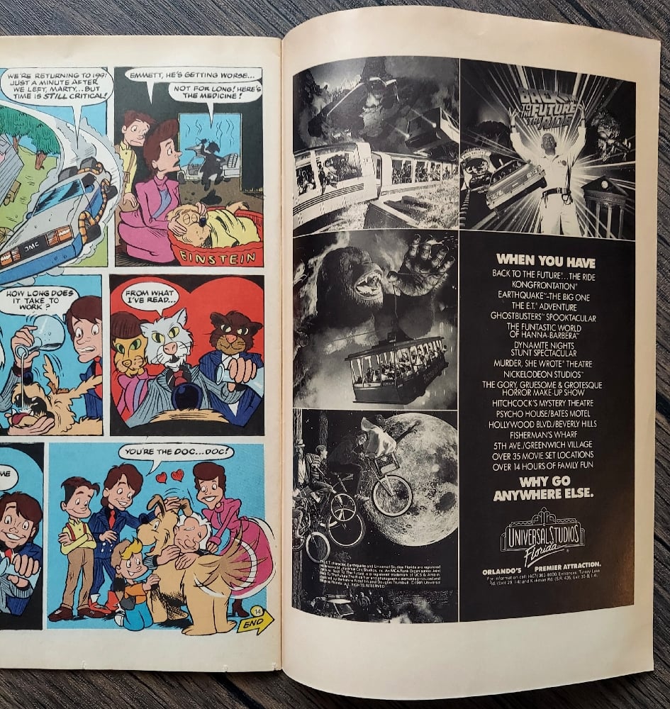 Back to the Future (The Animated Series) Promo Comic Book