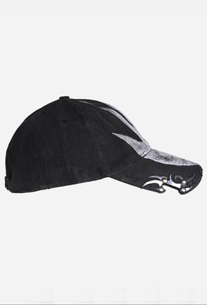 Image of MASSTAK - Devil Hand Tribal Cap (Black)