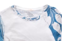 Image 3 of Upcycled Cyanotype long sleeve shirt, one of  a kind
