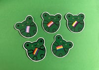 Image 2 of Pride Frog Stickers