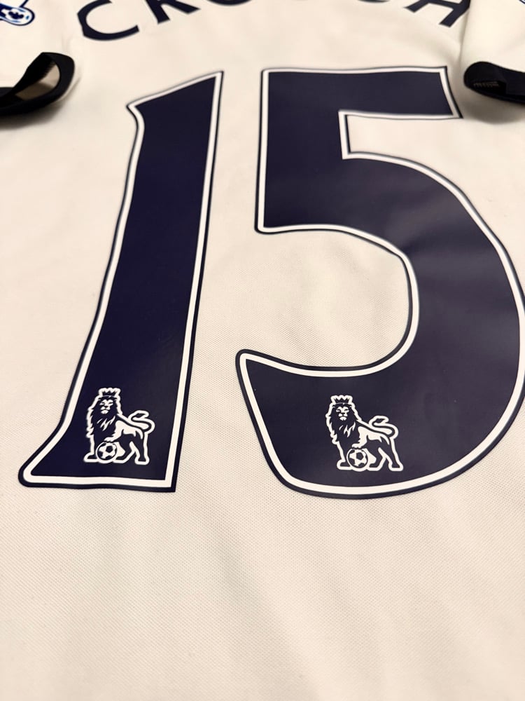 Image of PRE ORDER: Tottenham Hotspur “CROUCH 15” 2010/11 Home Shirt + PL patches (M)