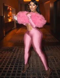 Image 5 of Barbie Fur top jumpsuit 