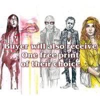 Image 5 of Peacemaker Original Watewatercolor Painting (60% Diacount applied)