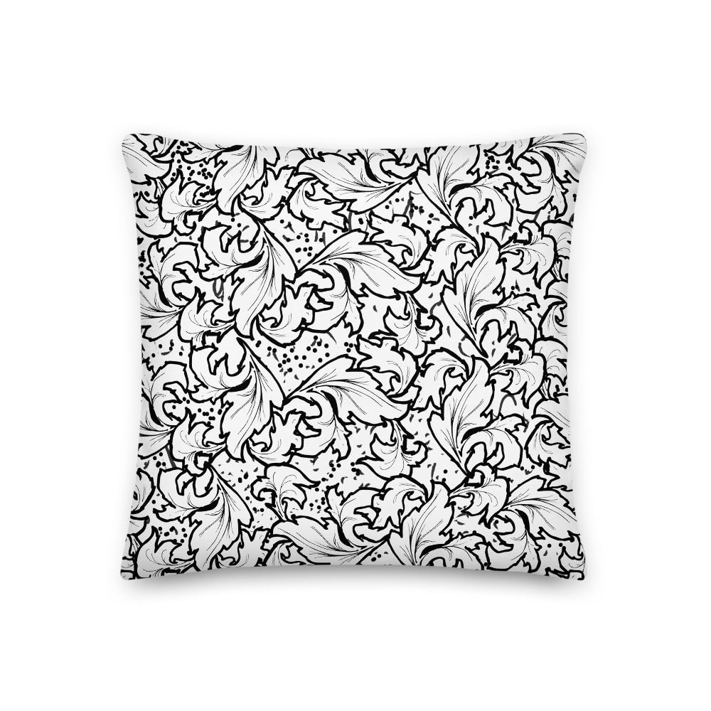 Leaf Pattern Pillow # 3