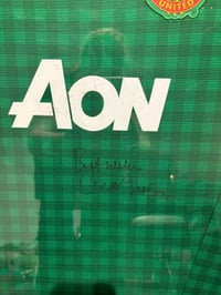 Image 3 of Charity Bonus Ball - Signed and Framed Alex Ferguson Top