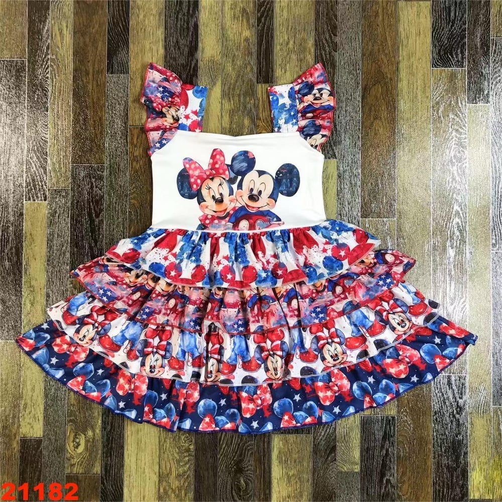 Image of RWB M&M twirl dress 