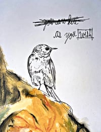 Image 3 of 14x17in. “Endless Rounds” Drawing