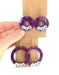 Show Number Earrings