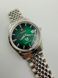 Image 3 of Rado Golden Horse Auto Men’s Watch Green Dial Date Steel Bracelet Swiss Made