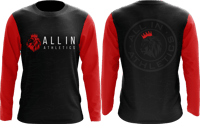 All In Black/ Red Sleeves