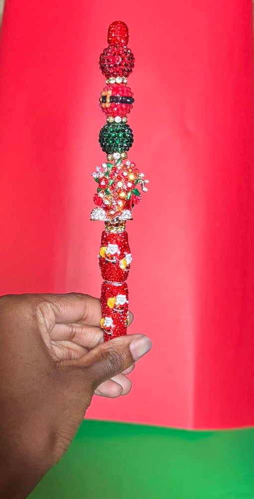 Image of Rhinestone Festive Pens (extended)