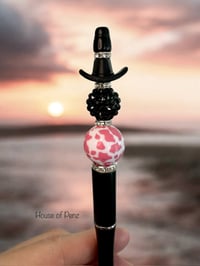 Image 4 of Pink And Black Cowboy Hat Pen