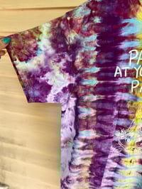 Image 3 of LARGE Party At Your Own Pace Tie Dye Shirt C13