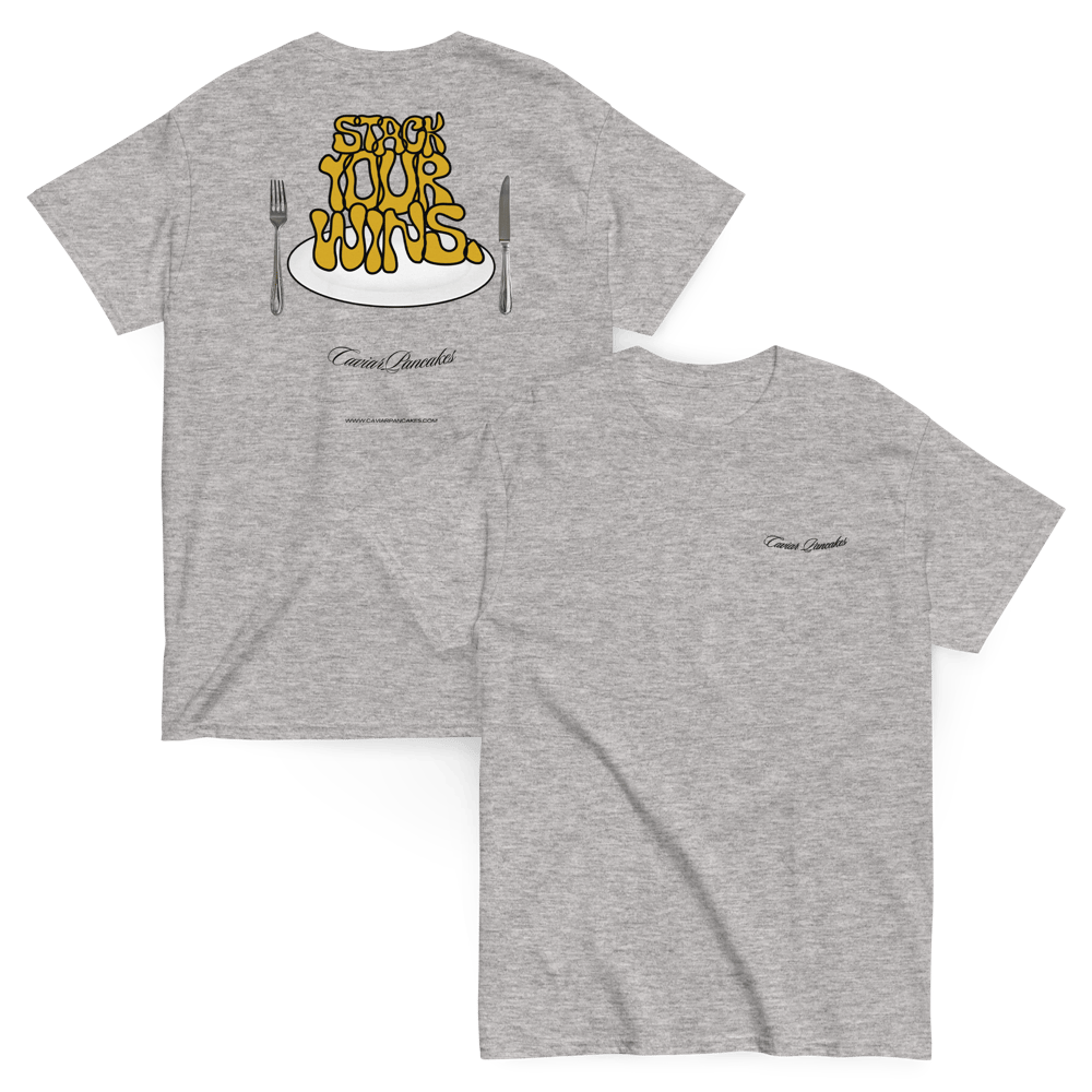 Image of STACK YOUR WINS TEE by Caviar Pancakes