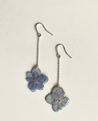 Image 2 of Blue Hydrangea Dangles 4