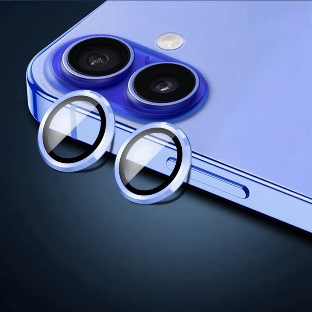 Image of Aluminum Metal Ring Camera Protector For iPhone 17 17Air Rear Lens Tempered Glass Cover For iPhone 1
