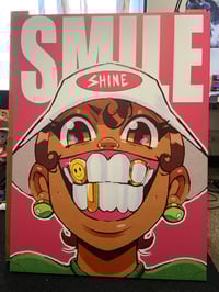 SMILE Canvas print